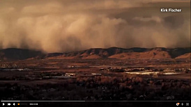 Гигантское облако пыли поглотило штат Колорадо (Видео)