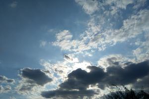 Небо солнце облака тучи