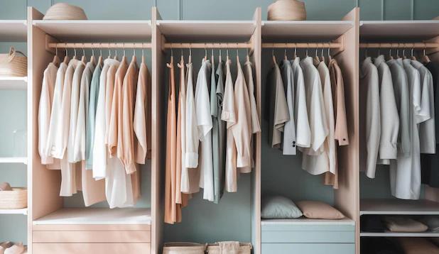 Bitrix 166273: modern_fashion_collection_hanging_clean_coathangers_generated_by_ai_188544_37224.webp