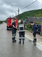 Вода затопила дворы в Архипо-Осиповском округе после ливня
