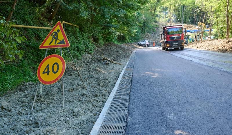 Более 90 процентов работ выполнено на Новороссийском шоссе в Сочи