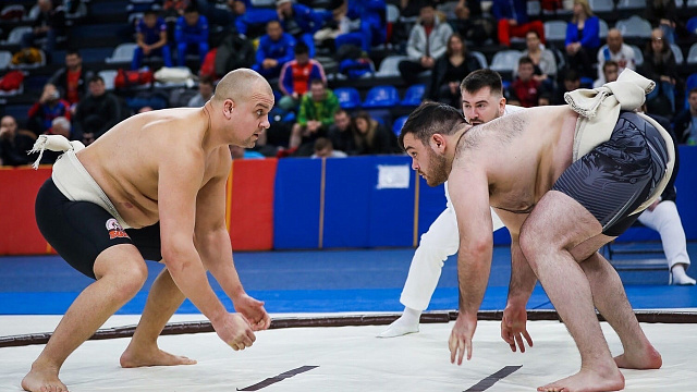 В Краснодарском крае прошли всероссийские соревнования  по сумо 