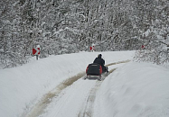 Расчищается Шаумянский перевал, восстанавливается свет в Северском районе: Кубань остается в плену снега