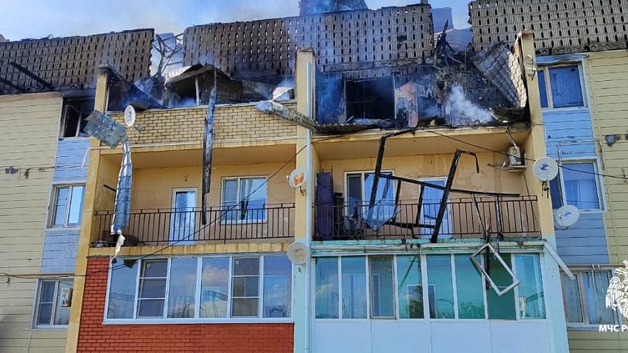 В Староминском районе часть помещений многоквартирного дома не подлежит восстановлению после пожара 