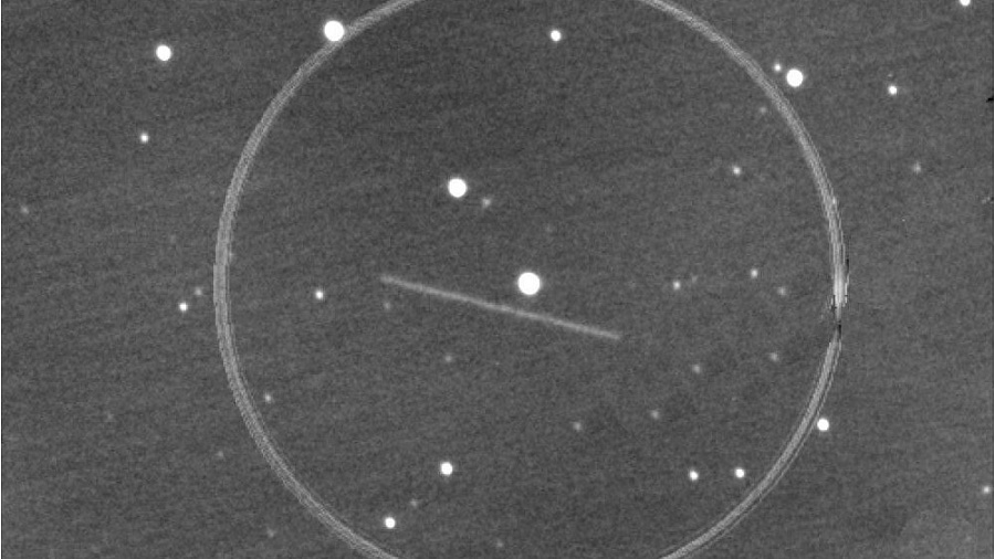 В обсерватории КубГУ сделали снимок крупного астероида, который идет на сближение с Землей