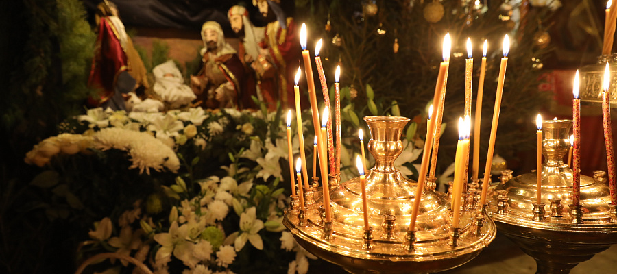 В Краснодарском крае православные отмечают Рождество Христово