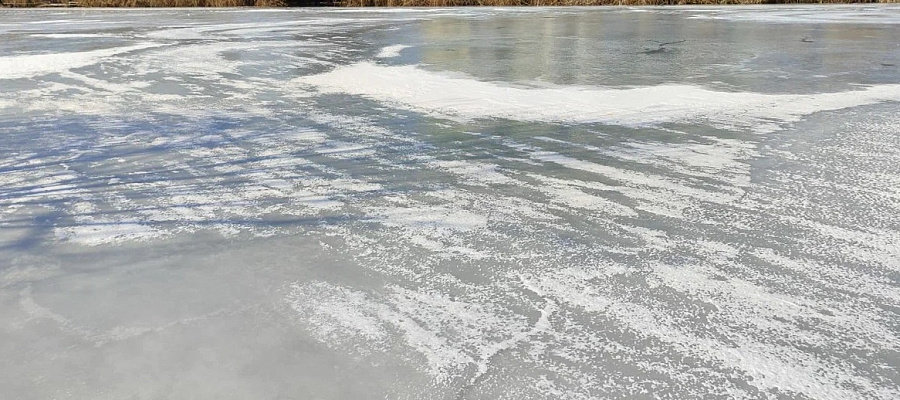 В Краснодаре девочка провалилась под лед на озере во время селфи