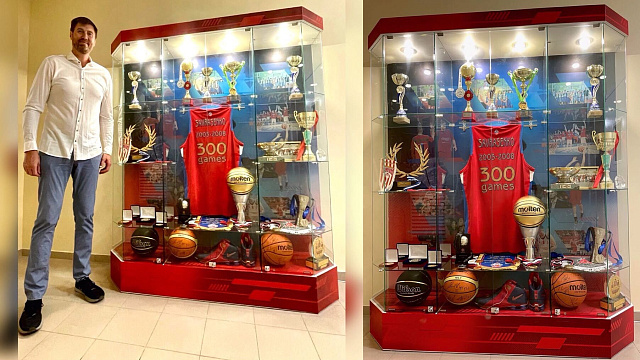 В Краснодаре открылся музей баскетболиста «Локомотива-Кубань» Алексея Саврасенко