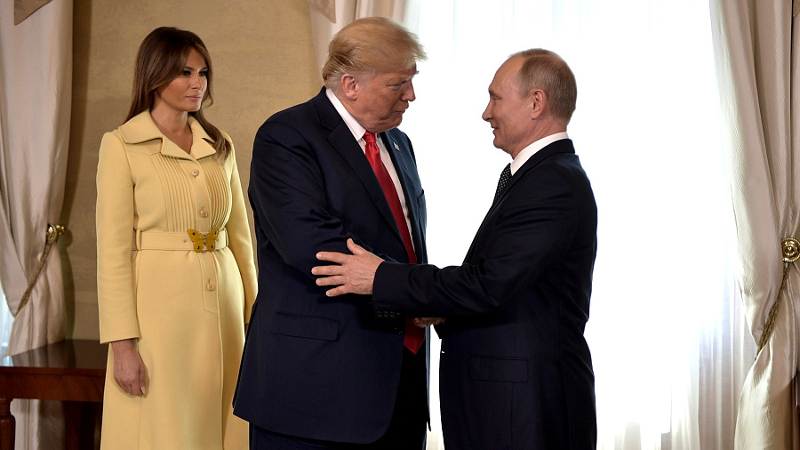 Дональд Трамп передал Владимиру Путину письмо от своей жены Мелании