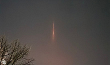 На Кубани из-за морозов появились световые столбы