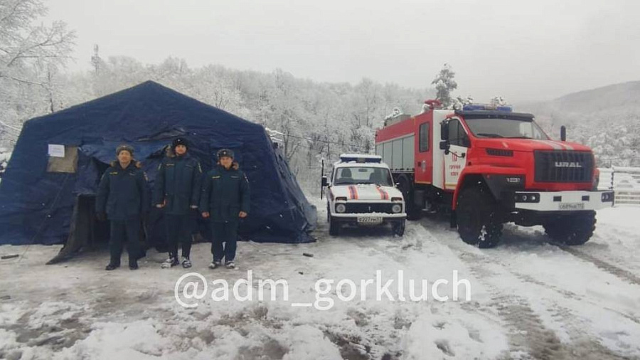 Пункт обогрева для водителей открылся на трассе М-4 «Дон» под Горячим Ключом