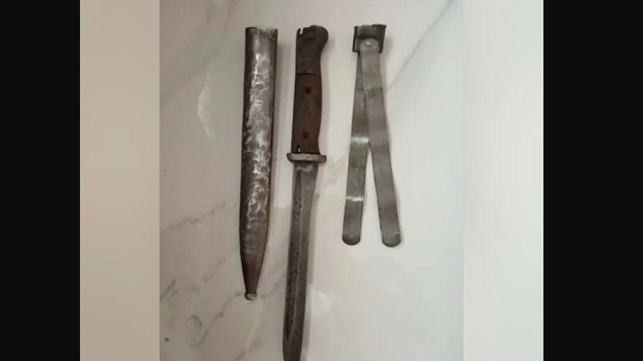 В Краснодаре мужчине грозит до 4 лет тюрьмы за сбыт раритетного штык-ножа к винтовке Маузера