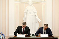 Вениамин Кондратьев и Анатолий Гулевский подписали соглашение о завершении реконструкции стадиона «Динамо» в Краснодаре