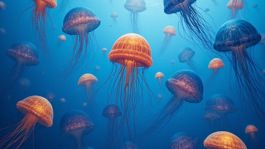 Гигантские ядовитые медузы весом до 10 кг атакуют пляжи Антальи