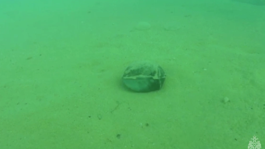 В Севастополе водолазы обнаружили на дне моря неразорвавшийся боеприпас