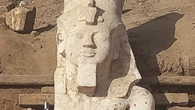 В Египте археологи обнаружили необычный бюст фараона Рамсеса II
