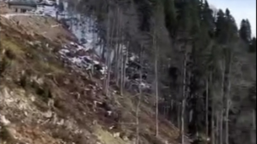 «Странная картина». Туристы в Сочи показали на видео обстановку со снегом в горах