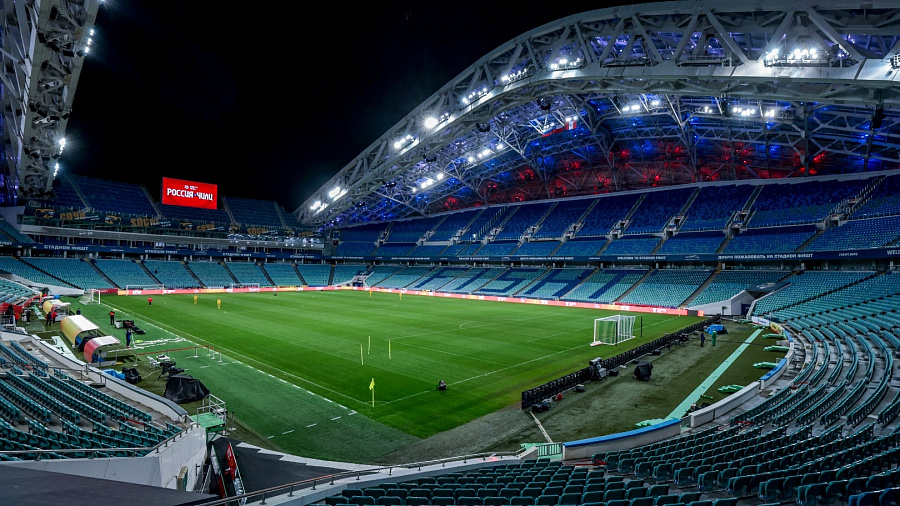 Главный тренер сборной России Карпин оценил состояние газона на сочинском стадионе «Фишт» перед матчем с Чили