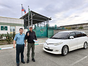 Краснодарские таможенники отправили в СВО конфискованную «Toyota Estima» из Абхазии