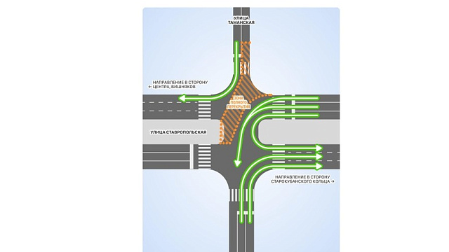 В Краснодаре ограничат проезд по Ставропольской с 27 по 30 марта 