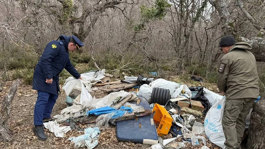 Свалки отходов нашли в заповеднике «Утриш» на Кубани