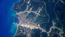 Космонавт Олег Артемьев снял уникальное фото Туапсе с орбиты