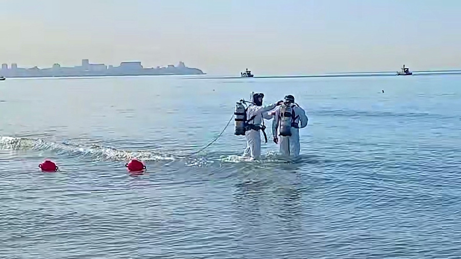 Прибрежную зону Анапы полностью очистили от мазута