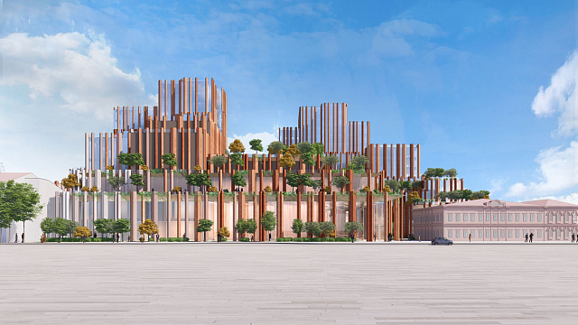 Висячие сады Семирамиды: в центре Краснодара в 2024 году собираются начать строительство многофункционального комплекса по проекту японского архитектора