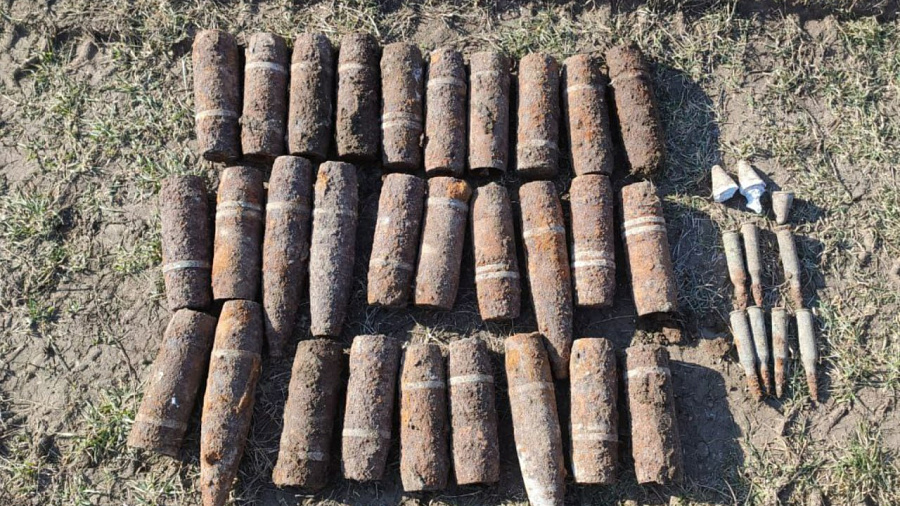 В Анапе рабочие нашли на стройке 36 боеприпасов времен ВОВ 
