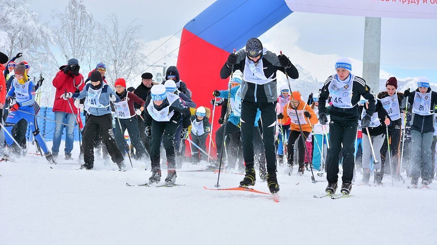 200 туристов примут участие в ежегодном забеге "Лыжня Кубани" в Сочи
