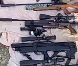 Более 30 винтовок и другое оружие изъяли у жителя Кубани