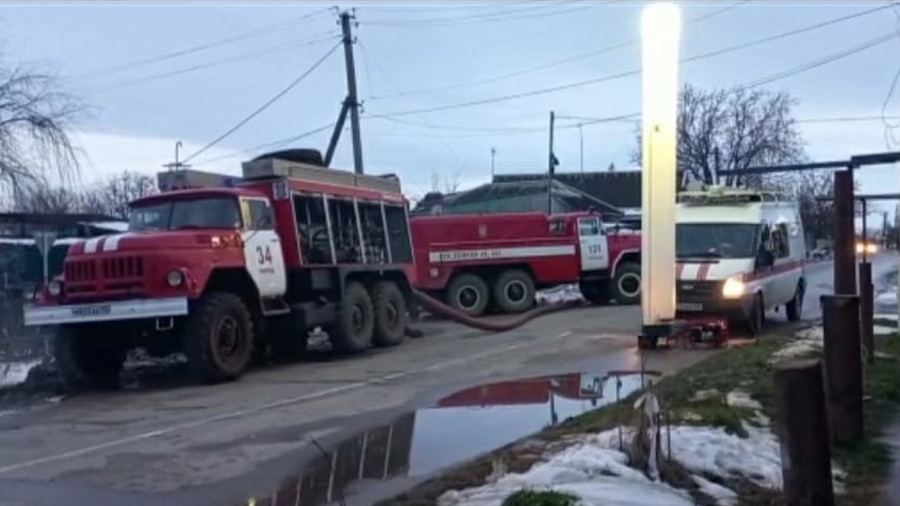 На Кубани из-за таяния снега подтопило 909 участков и 281 дом