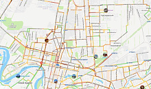 Краснодар встал в 10-балльных пробках из-за снегопада