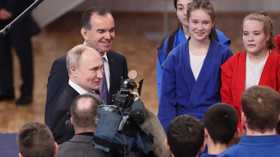 Кондратьев пообещал Путину, что в Краснодаре появится новый «Дворец гимнастики»