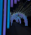 В центре Краснодара появились новые светящиеся арки