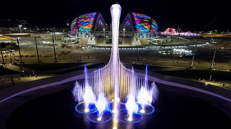 В середине ноября в Олимпийском парке «Сириус» вновь зазвучит поющий фонтан