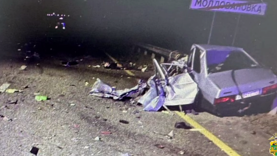 В Туапсинском районе на автодороге М-4 «Дон» разбились четверо человек 