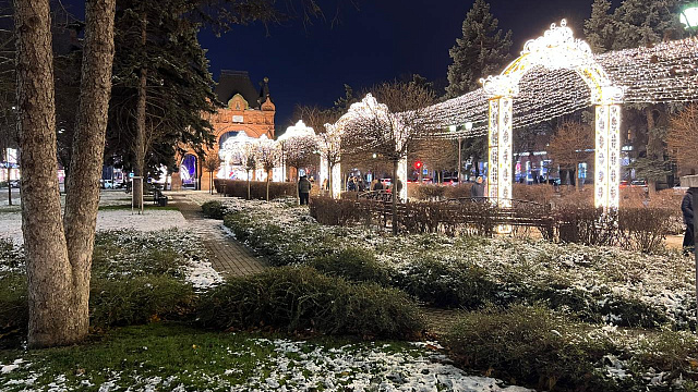 В Краснодаре и крае 1 января ожидается морозная погода с температурой до -15°С и гололедом