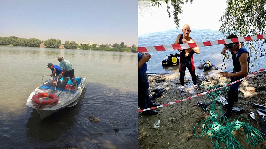 В Краснодаре продолжаются поиски трех несовершеннолетних девочек и мужчины, пропавших на реке Кубань