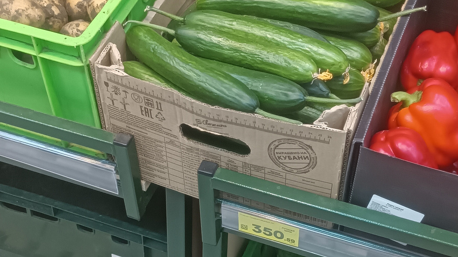 В Краснодаре цены на огурцы стремительно взлетели 