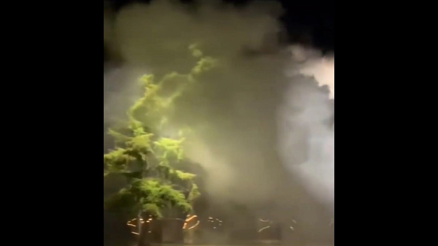 Пользователи Сети обсуждают странный дым над Кипарисовым озером в Анапе