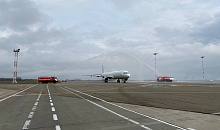 Первый рейс Nesma Airlines из Шарм-эль-Шейха торжественно встретили в Краснодаре