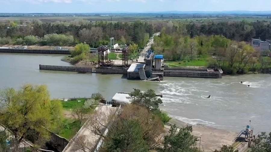 Стало известно, когда восстановят разрушенный Федоровский гидроузел в Краснодарском крае