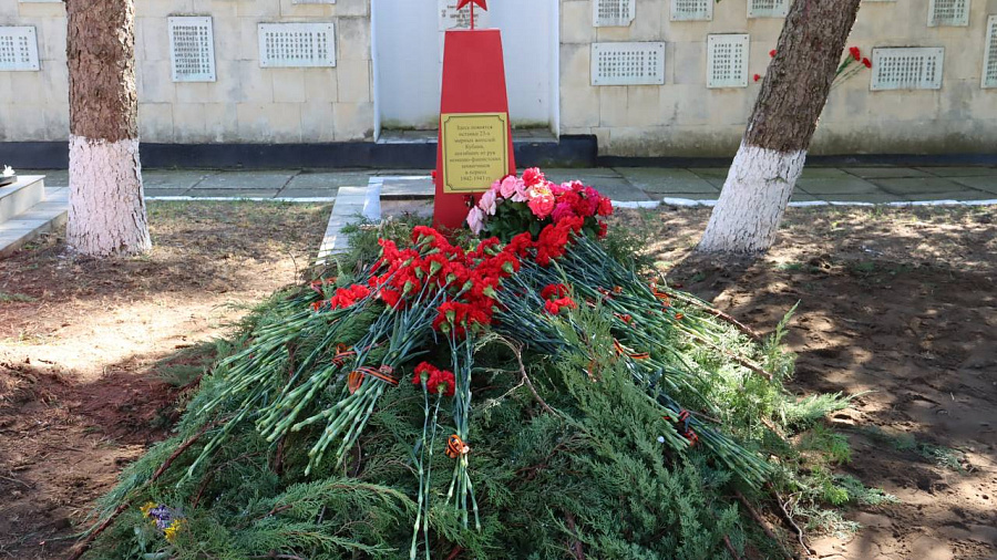 В Темрюкском районе перезахоронили останки 23 мирных граждан, убитых в годы Великой Отечественной войны