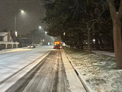 Геленджик завалило снегом перед Новым годом