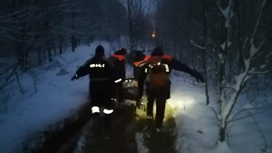 Мужчину и ребенка, замерзающих в лесу, спасли в Краснодарском крае