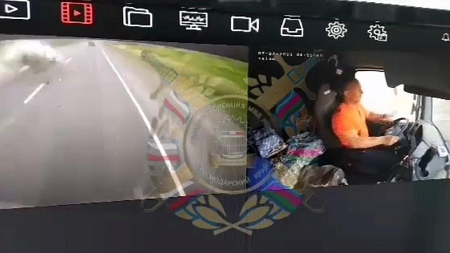 Момент смертельной аварии в Славянском районе попал на видео
