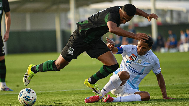 «Краснодар» уступил «Зениту» во время товарищеского матча