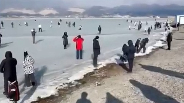 В Новороссийске разгорелись споры из-за видео о «замерзшем» Черном море