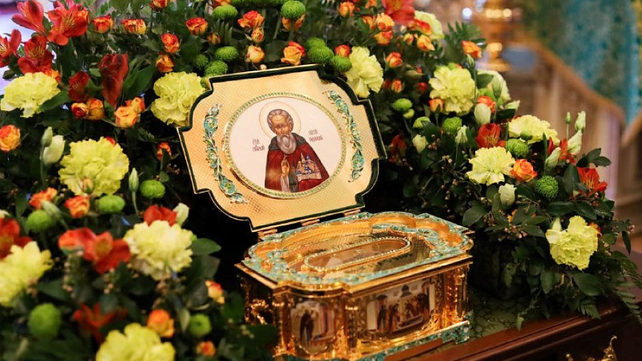 В Краснодар в августе привезут мощи преподобного Сергия Радонежского